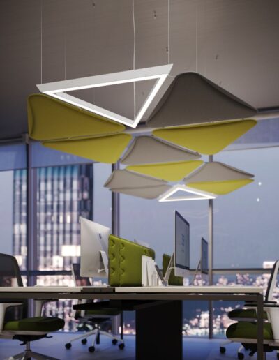 Luminaire Quadrifoglio Lightsound Cloak