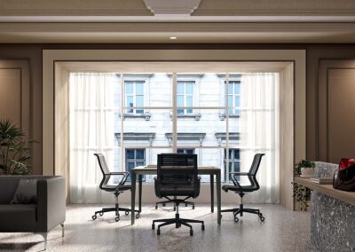 Chaises de bureau Quadrifoglio Dinamica 14