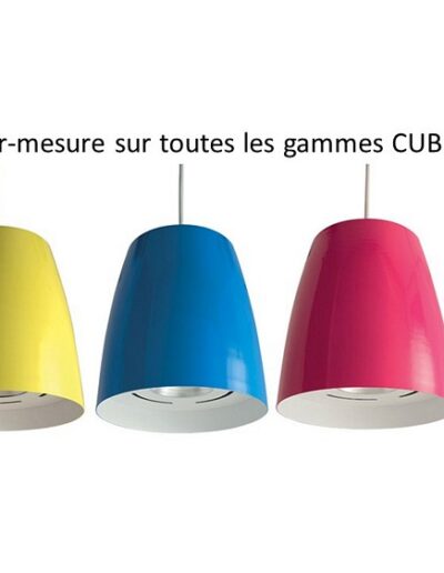 Luminaire Cubispot Couleurs sur mesure