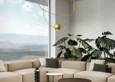 Réalisation : salon/lounge Lodes 13