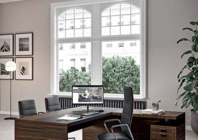 Table de bureau Quadrifoglio Scrivania E9 07