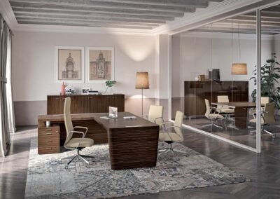 Table de bureau Quadrifoglio Scrivania X10 05