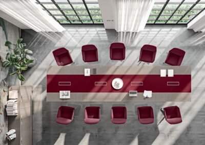 Table de bureau Quadrifoglio Scrivania X10 08