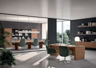 Table de bureau Quadrifoglio Scrivania X10 09