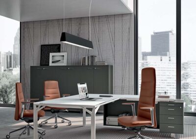 Table de bureau Quadrifoglio Scrivania X8 04
