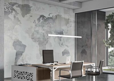 Table de bureau Quadrifoglio Scrivania X8 05