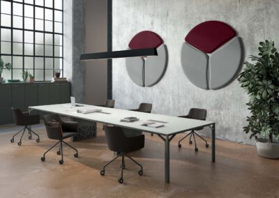 Table de bureau Quadrifoglio Scrivania X8 08