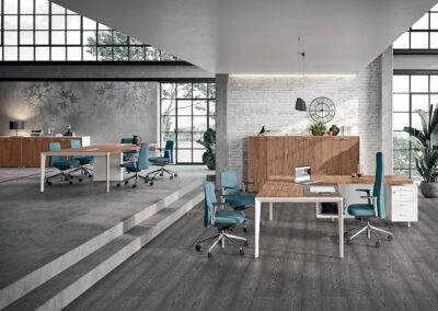 Table de bureau Quadrifoglio Scrivania X9 03