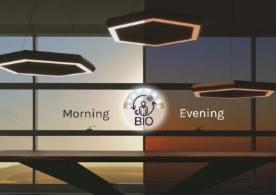 Luminaire OLEV Exagon Silence Biolight