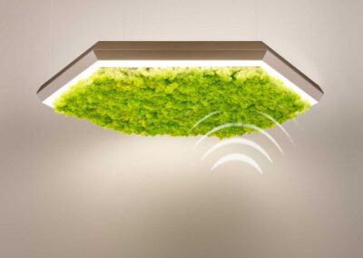 Luminaire OLEV Exagon Silence Green