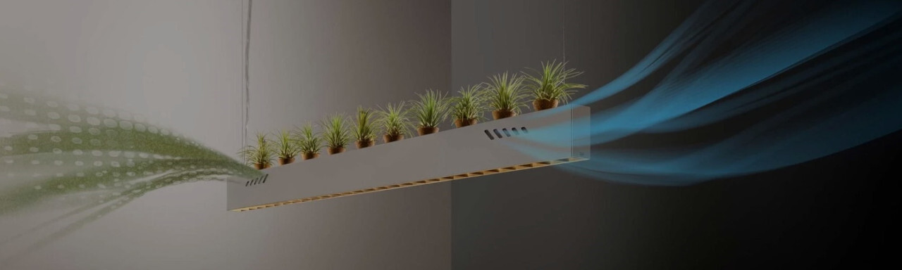 Un air plus sain grâce aux luminaires OLEV