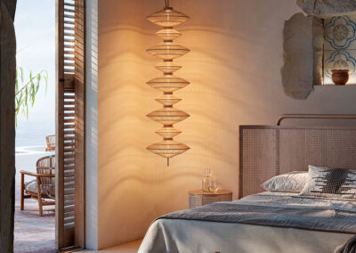 Réalisation luminaire chambre