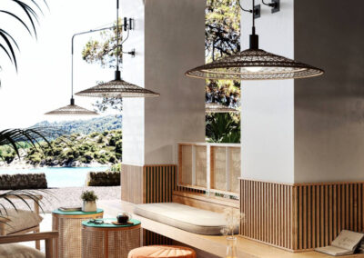 Réalisation luminaire en extérieur