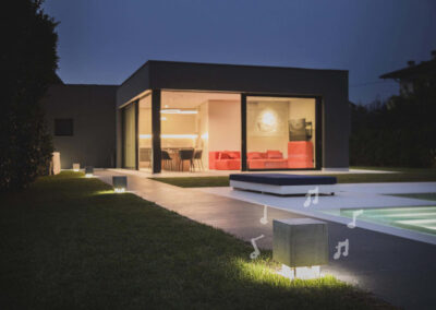 Réalisation luminaire en extérieur