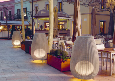 Réalisation luminaire en extérieur