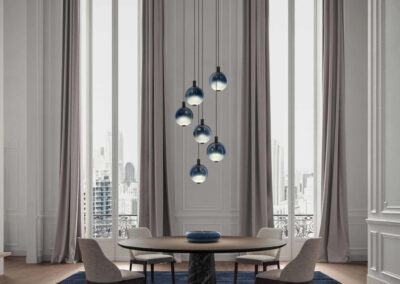 Réalisation luminaire grands volumes
