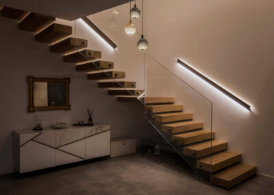 Réalisation luminaire grands volumes