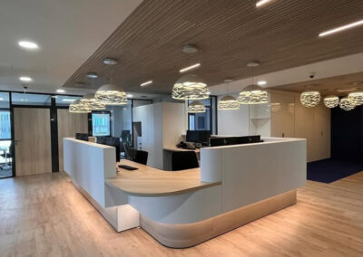 Réalisation luminaire grands volumes