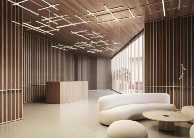 Réalisation luminaire grands volumes