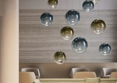 Réalisation luminaire grands volumes