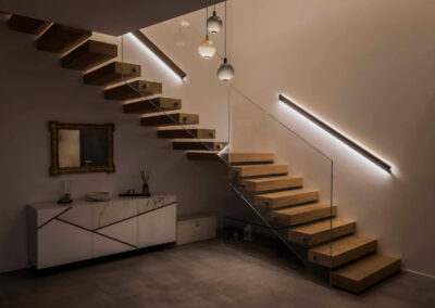 Réalisation luminaire grands volumes
