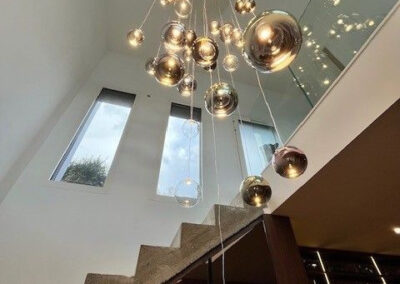 Réalisation luminaire grands volumes