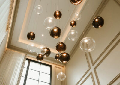 Réalisation luminaire grands volumes