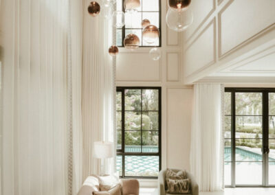 Réalisation luminaire grands volumes