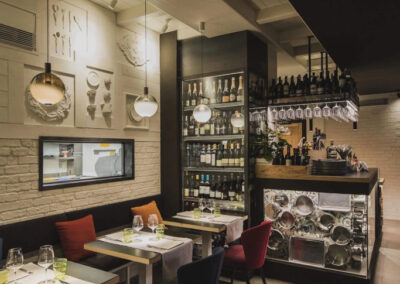 Réalisation luminaire restaurant
