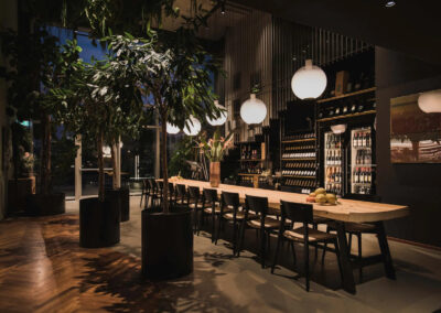 Réalisation luminaire restaurant