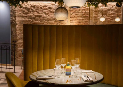 Réalisation luminaire restaurant