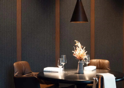 Réalisation luminaire restaurant
