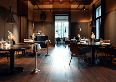 Réalisation luminaire restaurant
