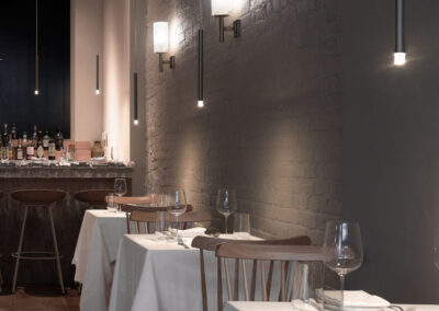 Réalisation luminaire restaurant