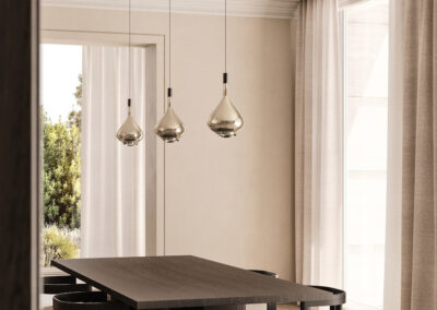 Réalisation luminaire restaurant