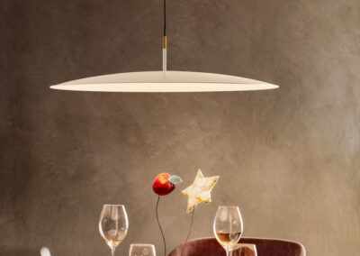 Réalisation luminaire restaurant