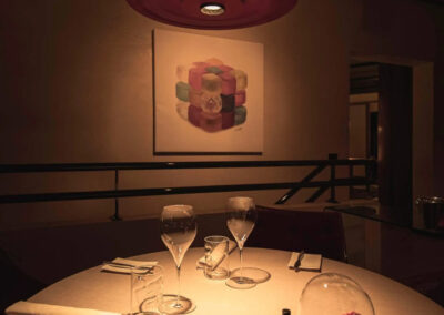 Réalisation luminaire restaurant