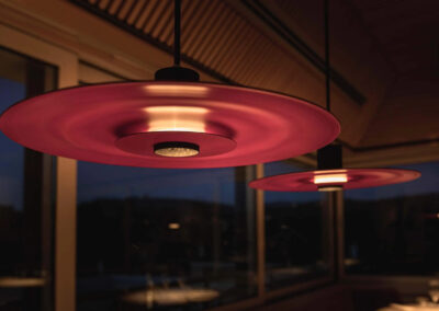 Réalisation luminaire restaurant
