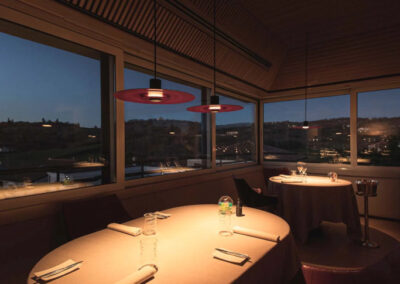 Réalisation luminaire restaurant