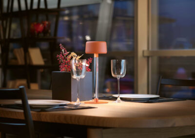 Réalisation luminaire restaurant