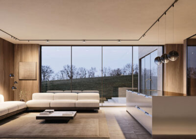 Réalisation luminaire salon lounge