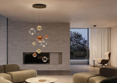 Réalisation luminaire salon lounge