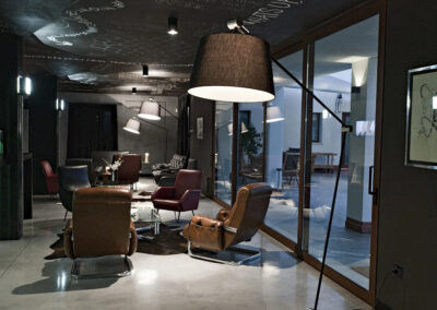 Réalisation luminaire salon lounge