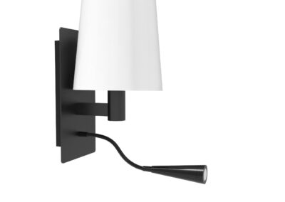 Applique murale noire et blanche