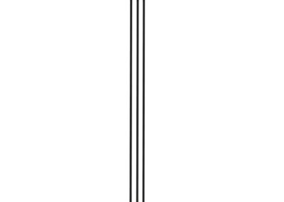 Lampadaire blanc design moderne
