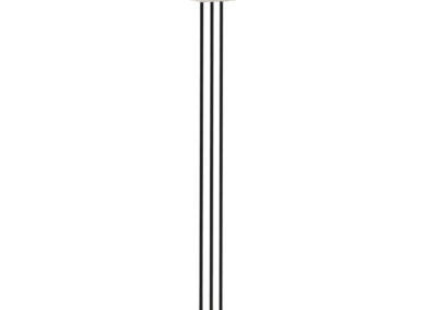 Lampe sur pied moderne blanche