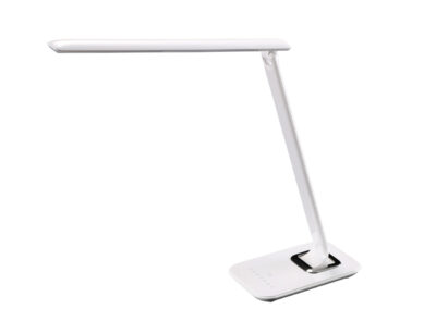 Lampe de bureau moderne blanche réglable