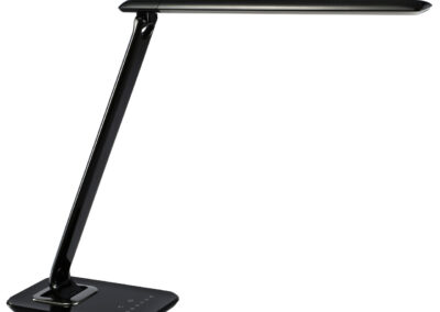 Lampe de bureau noire moderne