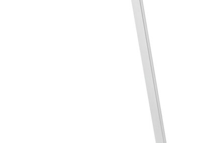 Lampe de bureau LED argentée