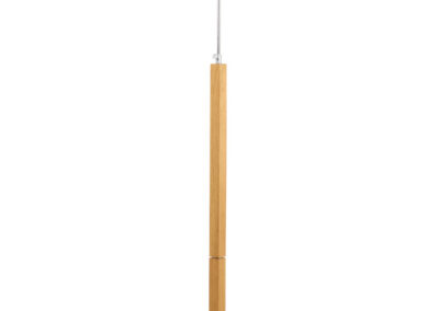 Lampada da terra in legno moderno